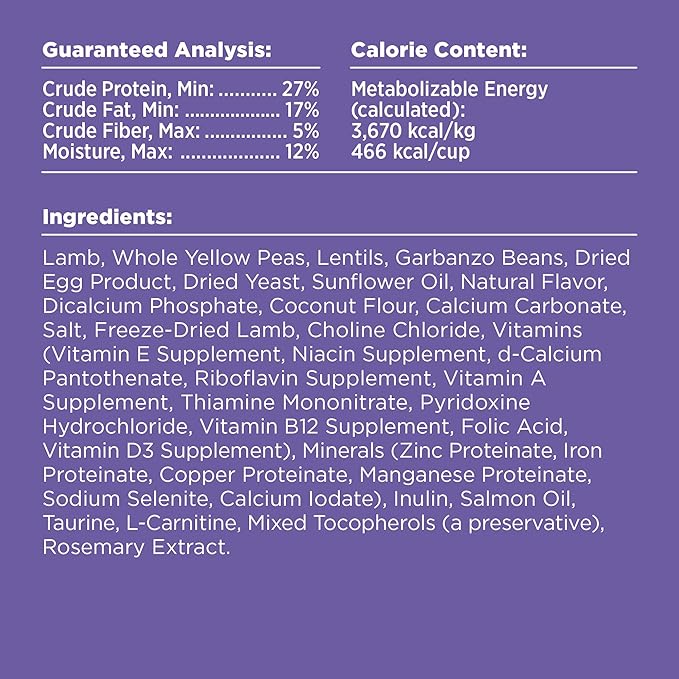 BIXBI Rawbble Dry Dog Food, Lamb, 24 lbs - USA Made with Fresh Meat - No Meat Meal & No Corn, Soy or Wheat - Freeze Dried Raw Coated Dog Food - Minimally Processed for Superior Digestibility-PawvioPets