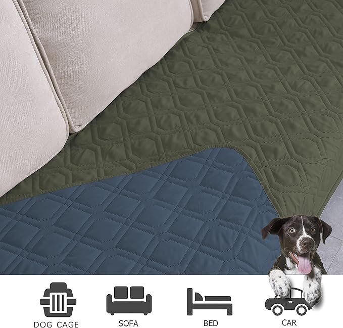 Ameritex Waterproof Dog Bed Cover Pet Blanket for Furniture Bed Couch Sofa Reversible-PawvioPets