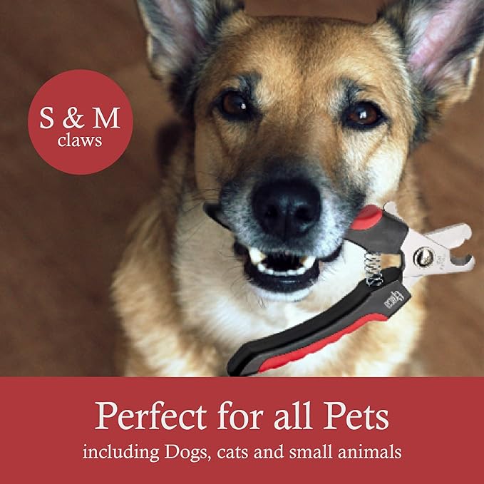 Epica Professional Dog Nail Clipper, Nail Clippers for Large Dog, Easy and Safe Grooming Clippers, Cat Claw Trimmer with Safety Guard (Small/Medium)-PawvioPets