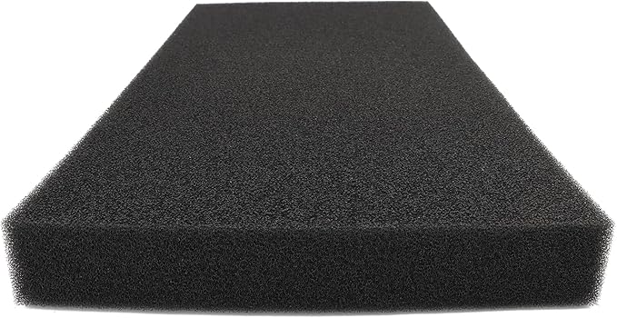 Aquarium Bio Sponge Pad Filter Media for Fish Tank,20/30/40PPI Open Cell Coarse Foam Block Foam Pre Filter Sponge (23" Lx 12.5" W x 2" H 40PPI)-PawvioPets