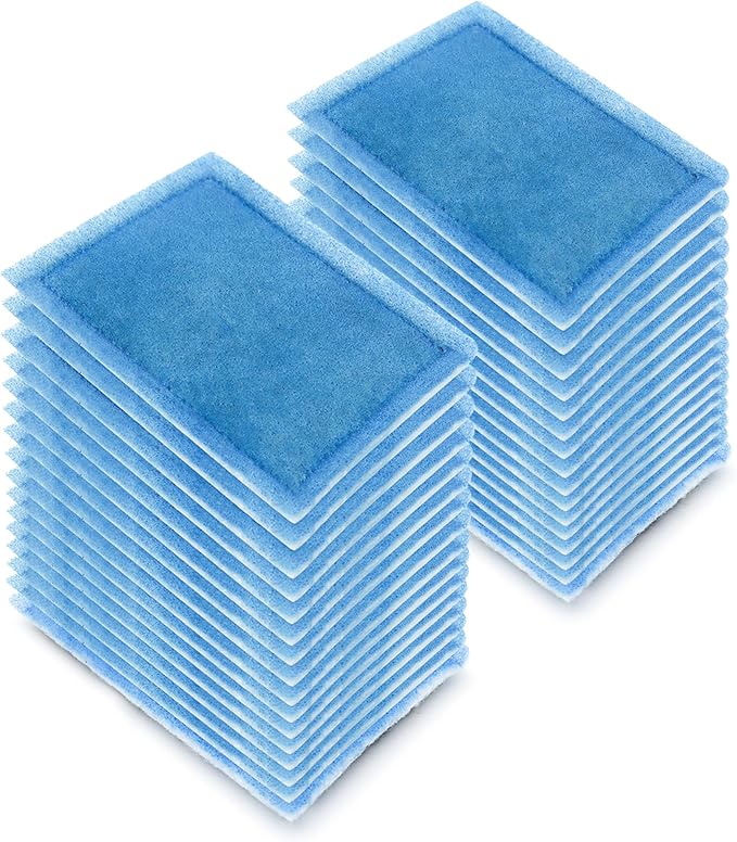 32 Pack Aquarium Filter Cartridge Rite-Size B Filter Cartridges Compatible with PRO Power Filters 100/125/175 Power Filter 150-PawvioPets