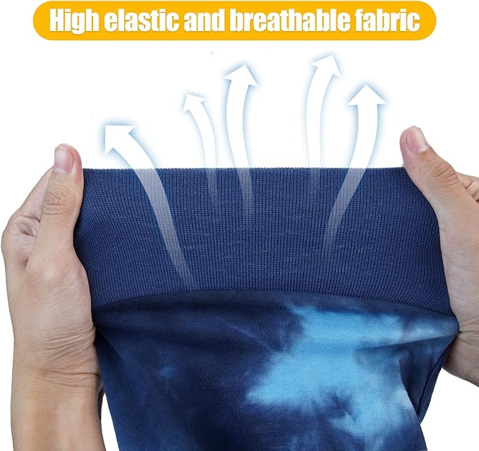 Dogs Onesie Suit for Male/Female Breathable Dog Recovery Tie Dye Pjs Wound After Surgery Wear, Prevent Licking Wounds, E-Collar & Cone Alternatives XL Blue2-PawvioPets