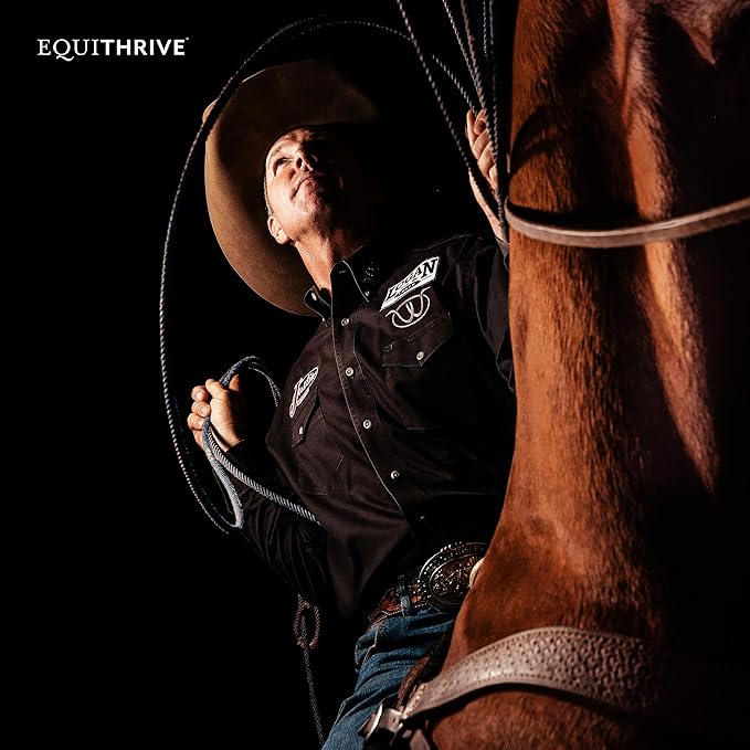 Equithrive Original Joint Supplement Powder with Resveratrol and Hyaluronic Acid for Horses, Equine Care, 2 lbs-PawvioPets