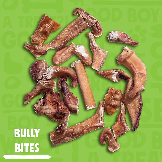 Bully Sticks for Small Dogs | All Natural, Single Ingredient Bully Sticks for Puppies to Medium Dogs (Bully Bites - 1lb)-PawvioPets