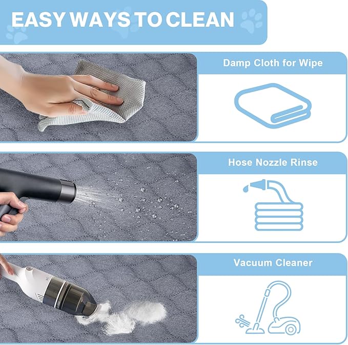 Dog Car Seat Cover for Back Seat, Waterproof Protector with Side Flaps, Scratchproof Hammock, Non-Slip Bottom for Cars/Trucks/SUVs (Grey)-PawvioPets