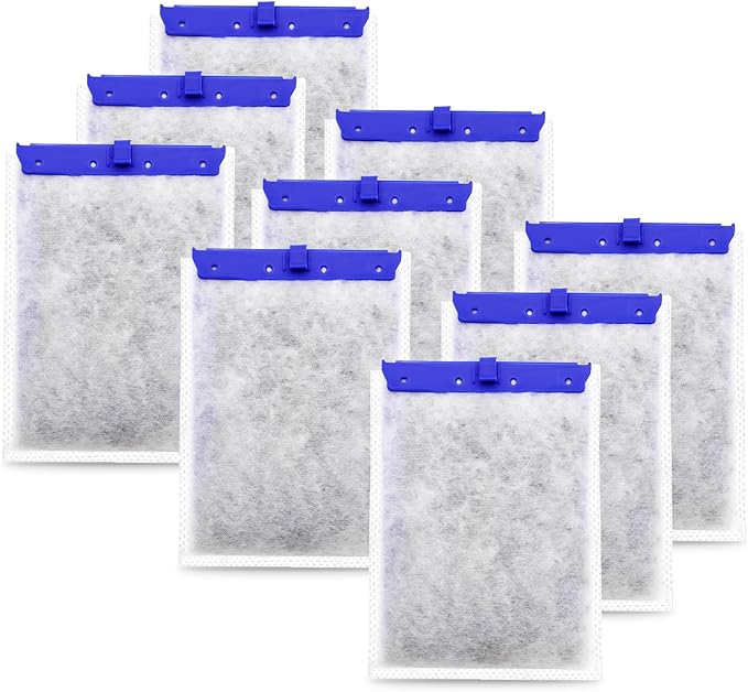 9 Pack Aquarium Filter Cartridge Compatible with Whisper Power Filters,Large Replacement Filter Cartridges for PF20/PF30/PF40/PF60-PawvioPets