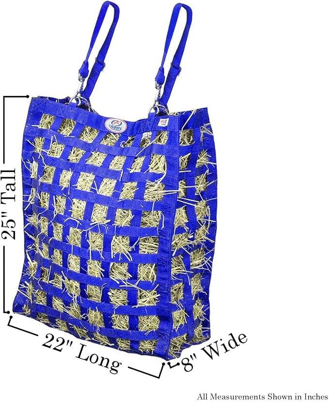 Derby Originals Superior Slow Feeder Horse Hay Bag with Super Tough Bottom and 1 Year Warranty-PawvioPets
