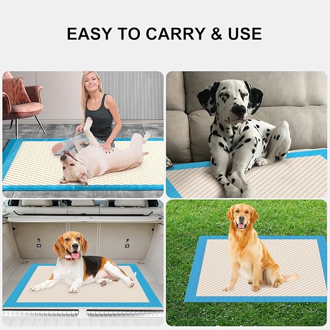 Gardner Pet Ultra Absorbent Thicker Dog Pee Pads Extra Large XL 28"x34" Leak-Proof Odor-Control Blue Puppy Training Pads Full Edge-Wrapping Pad for Dogs Dogs, Puppies, Doggie, Cats, Rabbits - 30 Ct-PawvioPets