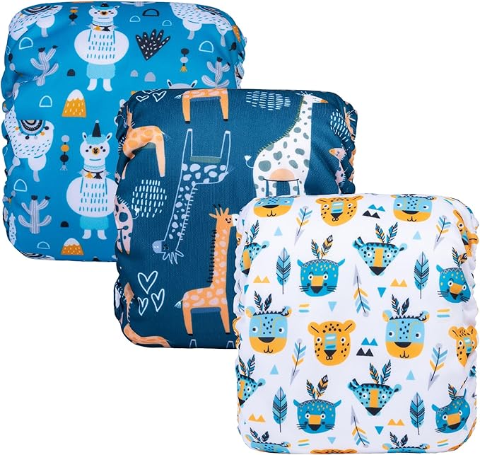 CuteBone Dog Diapers Male Washable Belly Band for Male Dogs Wraps 3pcs a Pack DM43XS-PawvioPets