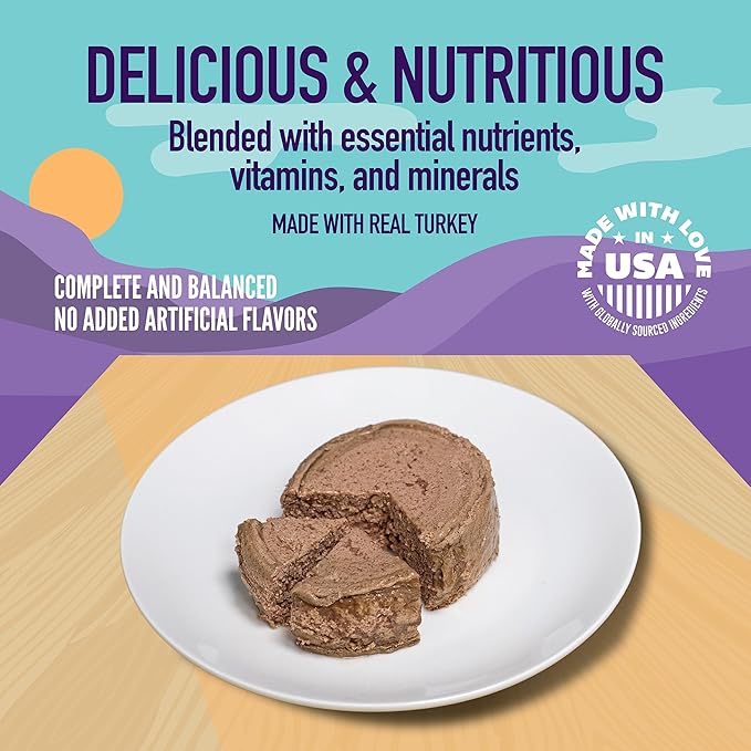 A Strong Heart Canned Wet Cat Food, Turkey & Giblets Dinner - 5.5 oz Cans (Pack of 24), Made in The USA with Real Turkey & Savory Giblets-PawvioPets