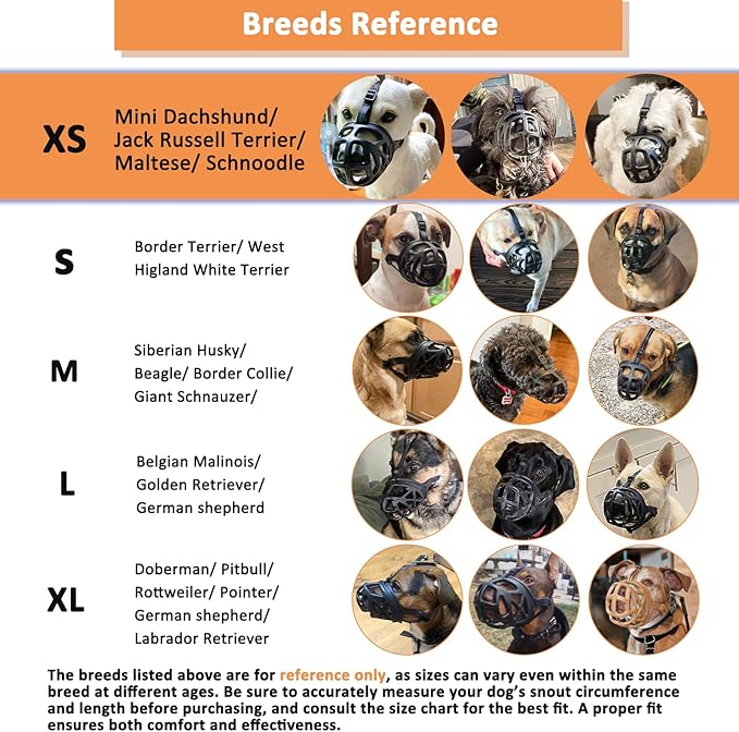 BARKLESS Dog Muzzle, Basket Muzzle for Biting, Chewing and Scavenging, Humane Cage Mouth Cover, Perfect for Grooming and Training Small Aggressive Reactive Dogs (XS, Brown)-PawvioPets