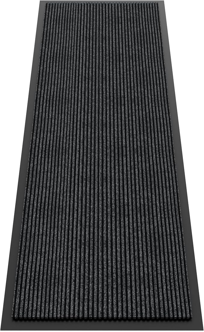 Front Door Mat, 10' x 3' Commercial Floor Mat, Heavy Duty Welcome Mat, Rubber Backing Non Slip Doormat for Entryway-PawvioPets