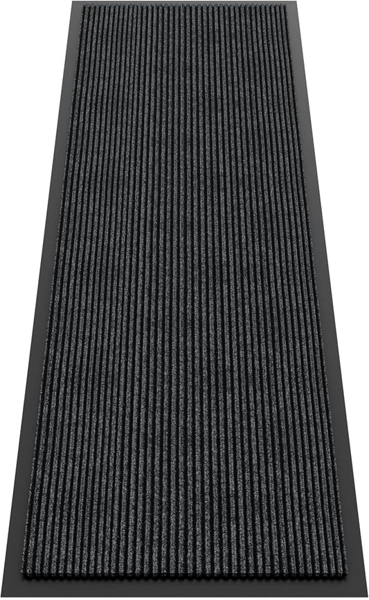 Front Door Mat, 10' x 3' Commercial Floor Mat, Heavy Duty Welcome Mat, Rubber Backing Non Slip Doormat for Entryway-PawvioPets