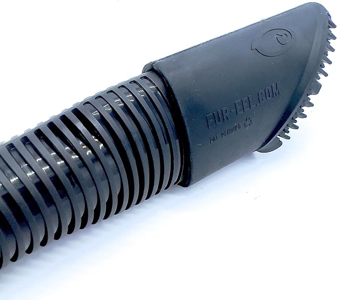 Buff Brite Pet Grooming Tool Fur-EEL FANG PRO Cat & Dog Hair Remover, Black-PawvioPets