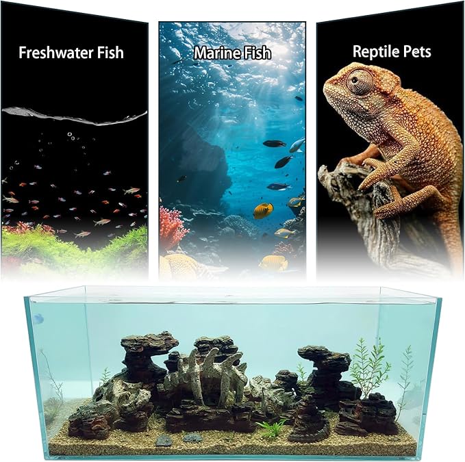 Fish Tank Decor Rocks.Aquarium Decoration Model.Easy Superior Aquascape (Wilderness Keel)-PawvioPets