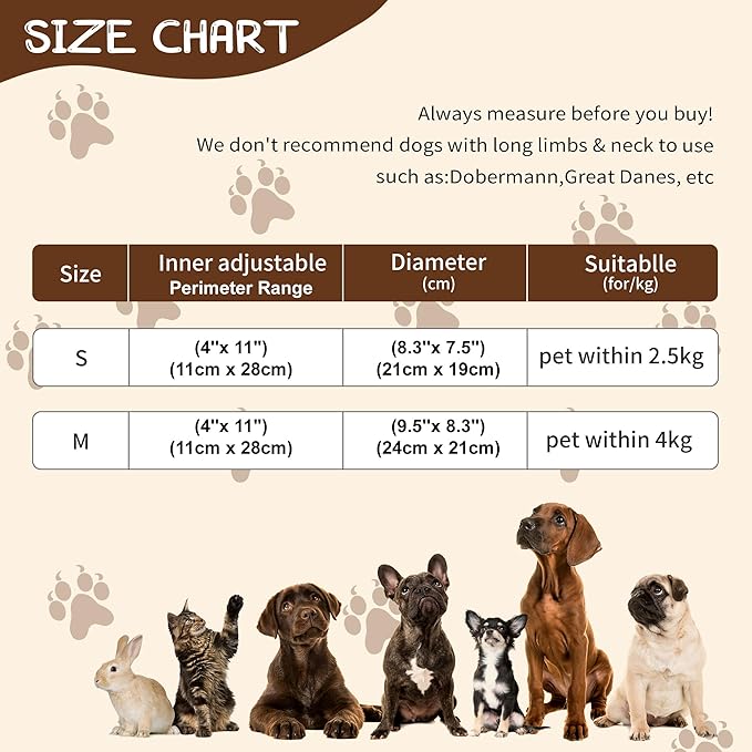 Adjustable Cat Collar Soft to Stop Licking After Surgery for Kitten, Alternative to Cone of Shame, Donut Cone for Cats, Pet Elizabethan Collar (Cow, Medium)-PawvioPets