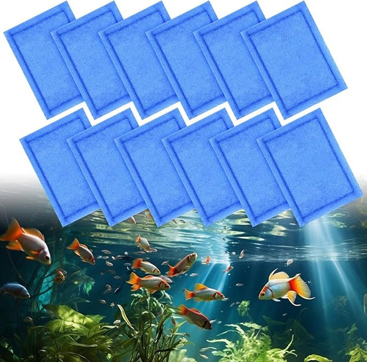 12 Pcs 10-20 Gallon Aquarium Filter Replacement for EZ-Change #2, Fish Tank Filter Cartridge for Aqua-Tech Brand 10 to 20 Power Filters for Healthier Fish-PawvioPets