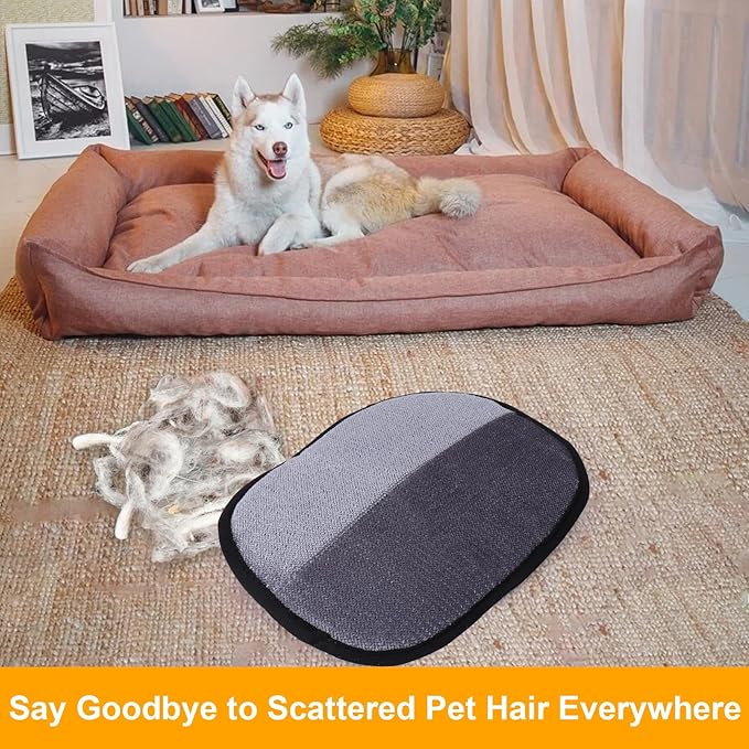 AIERSA Pet Hair Removal Tool, Electrostatic Pet Hair Remover,Static Removal Gloves for Pet Hair, Dog and Cat Hair Remover Electrostatic Gloves Set for Couch, Clothes, Car, Carpet, Bed, Furniture-PawvioPets