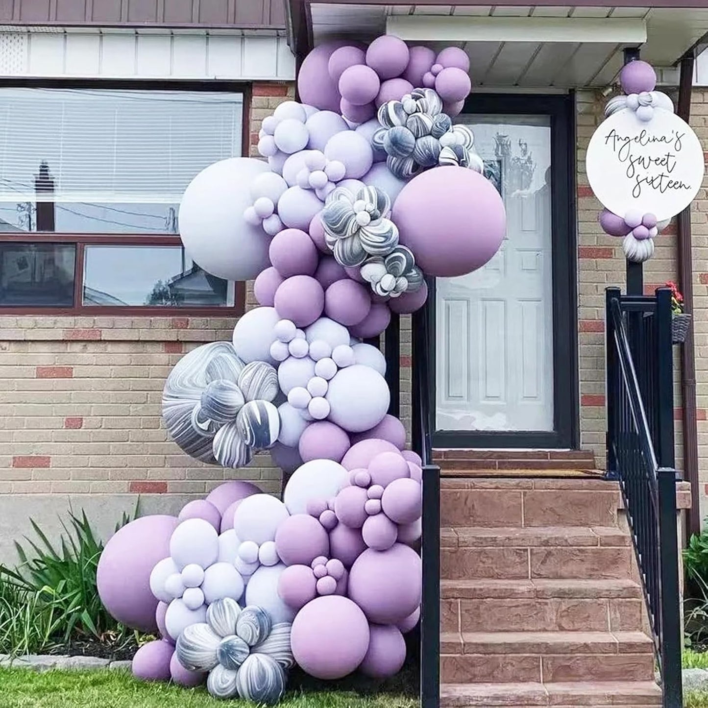 90pack Pastel Purple Balloons Different Size 18/12/10/5 Inch Pastel Purple Balloon Garland Arch Kit for Graduation, Wedding, Birthday, Baby Shower, Anniversary, New Year Party Decorations