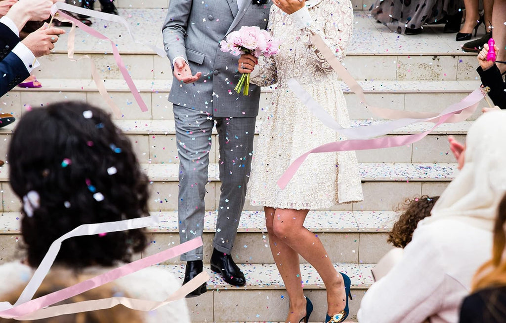 60 Pieces Wedding Colorful Ribbon with Bells, Party Ribbons Streamers Sticks Magic Wish Fairy Wand for Wedding Party Holiday Activities Favors (Pink-60)