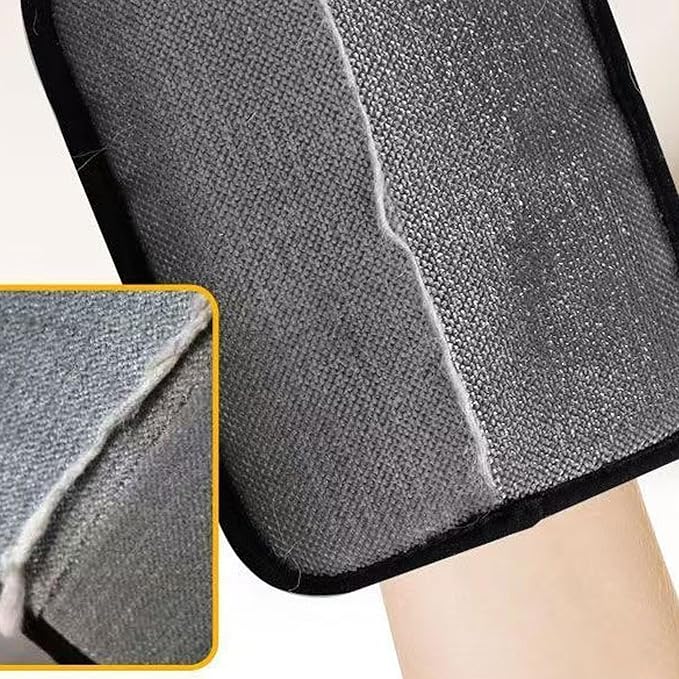2 PCS Pet Hair Removal Gloves - Electrostatic Pet Hair Remover - Electrostatic Removal Gloves for Couch, Furniture, Carpet, Curtain - Reusable Grooming Glove for Cat & Dog-PawvioPets