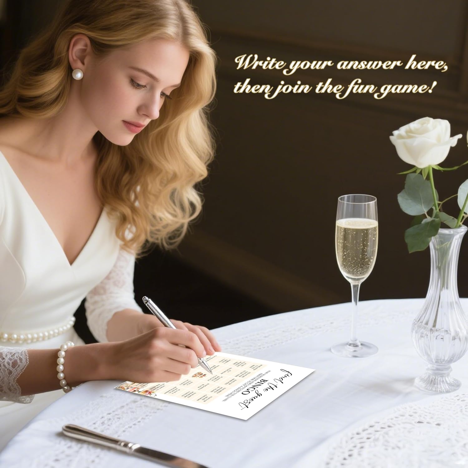 Fall Bridal Shower Games Cards, Find The Guest Bingo, Wedding Bachelorette Party Games, Fall in Love Bridal Shower Decorations, 25 Cards, G09