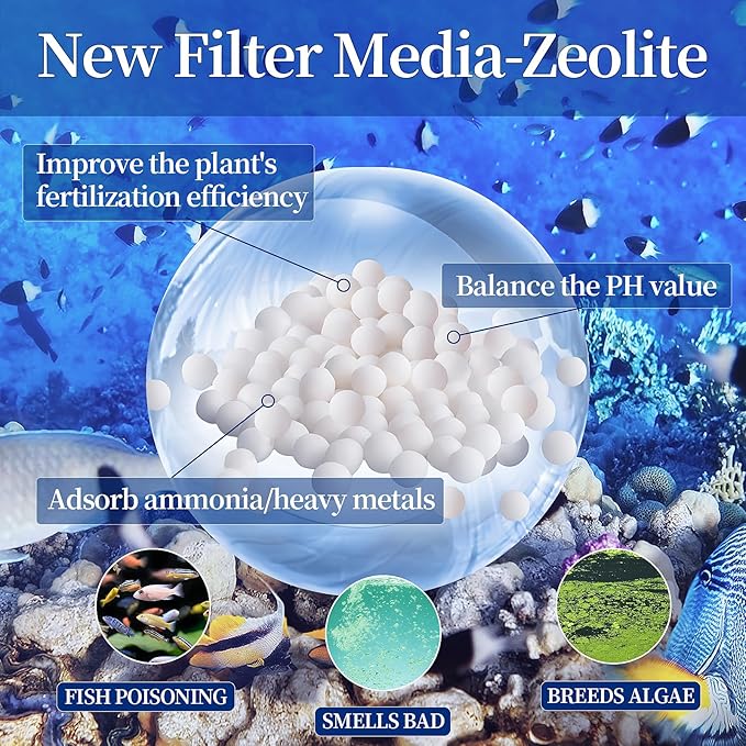 10 Pack EX Filter Cartridges Aquariums, Compatible with Whisper EX30/EX45/EX70 Filters,Large Carbon Filter Cartridges-PawvioPets