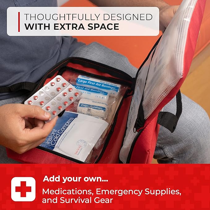 First Aid Kit – 291 Pieces of First Aid Supplies | Hospital Grade Medical Supplies for Emergency and Survival Situations | Ideal for Home, Car, Trucks, Camping, Hiking, Travel, Sports, Pets, Hunting-PawvioPets