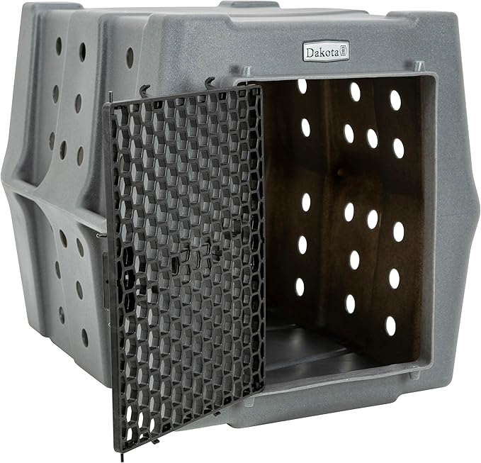 Dakota 283 Crate - Canine Rough and Tough Economy Kennel (Dark Granite, Intermediate)-PawvioPets
