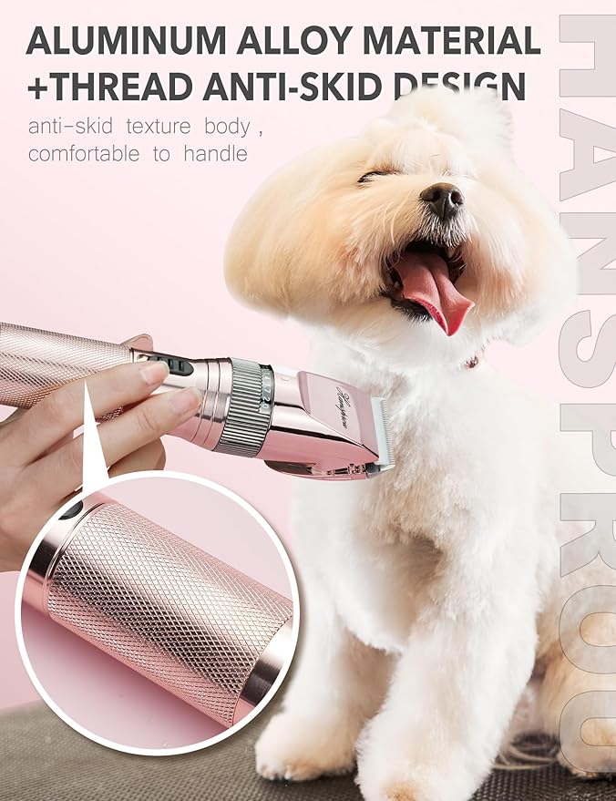 Dog Clippers for Grooming,Upgraded 36V Heavy Duty Dog Clippers,Professional Pet Hair Trimmer for Thick Coat,Corded Pet Clipper with Guard Combs Brush-PawvioPets
