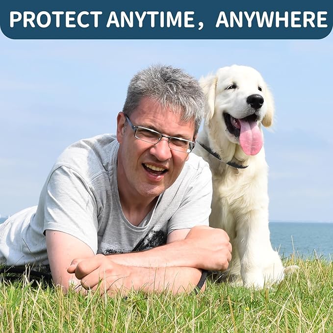 Flea and Tick Collar for Dogs 4 Pack, 32 Months Prevention, Waterproof, Adjustable for Small Medium Large Dogs Puppies (Black)-PawvioPets