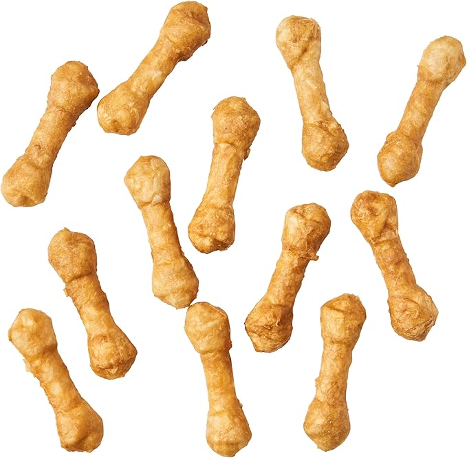 Fieldcrest Farms Nothin' to Hide 3 inch Ultra Knotted Bone Treats - Natural Rawhide Alternative Treats for Dogs, Collagen Based Snack for Heavy Chewers up to 15lbs - Beef Flavor, 12 Pack-PawvioPets