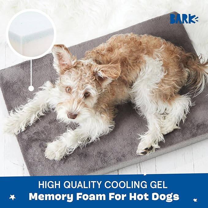 Barkbox Orthopedic Dog Bed with Memory Foam, Premium Comfort for Dogs and Puppies, Dog Bed for Joint Relief and Restful Sleep, Durable and Easy to Clean - Grey, Small-PawvioPets
