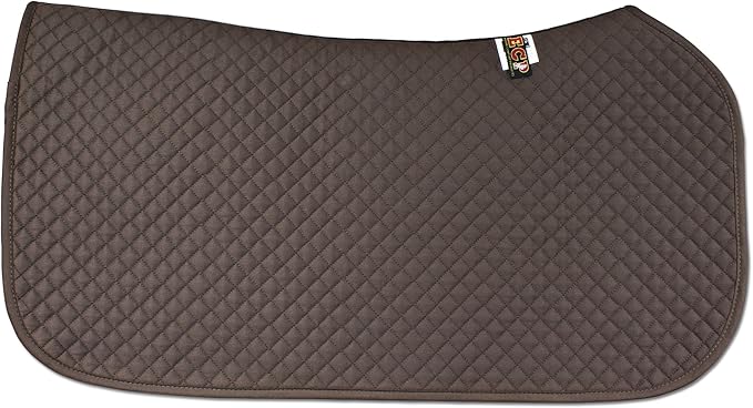 ECP Equine Comfort Products All Purpose Diamond Quilted Western Saddle Pad for Injury Prevention, Breathable, Hypoallergenic, Shock-Absorbing Cushion for Horse Comfort-PawvioPets