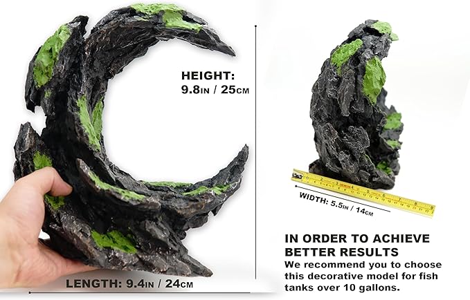 Fish Tank Decor Rocks.Aquarium Decoration Model.Easy Superior Aquascape (Moon Valley)-PawvioPets