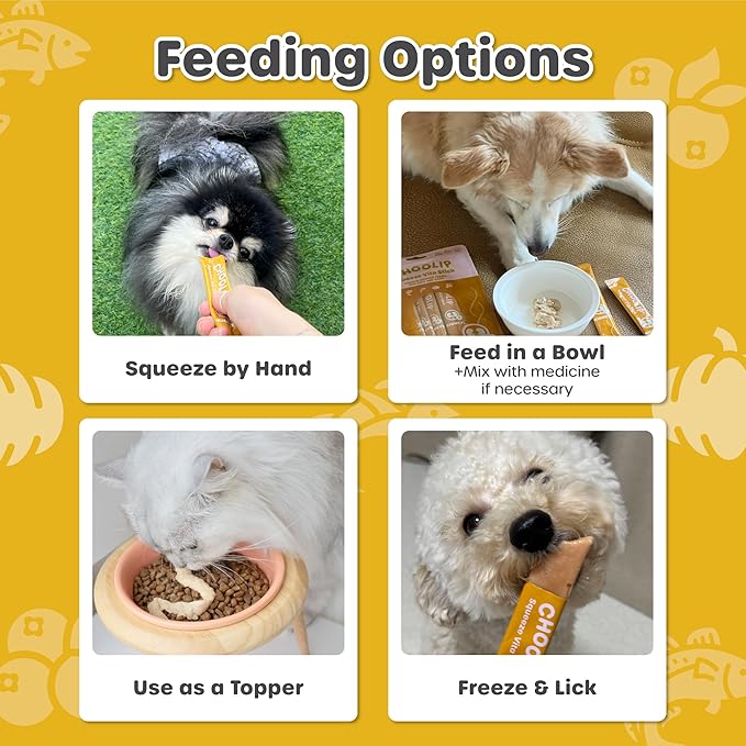 Grab & Go Squeeze Vita Stick Lickable Treats for Dogs & Cats. 49 Kidney Support Sticks with Essential multivitamins. Soft and Tasty Paste for All Life Stages, Supporting Kidney Health-PawvioPets