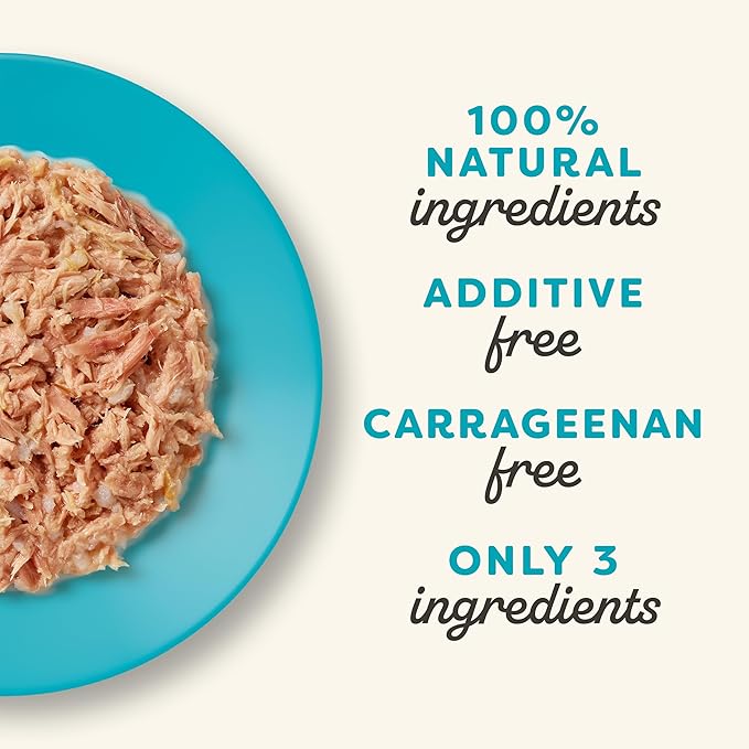 Applaws Natural Wet Cat Food in Broth, Limited Ingredient Canned Wet Cat Food, No Additives, Made with Natural Ingredients, Tuna Fillet Broth (6 x 5.5oz Cans)-PawvioPets