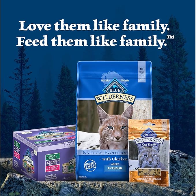 Blue Buffalo Wilderness Wild Delights Minced Wet Cat Food, High-Protein & Grain-Free, Made with Natural Ingredients, Chicken & Trout Recipe in Tasty Gravy, 5.5-oz. Cans (24 Count)-PawvioPets