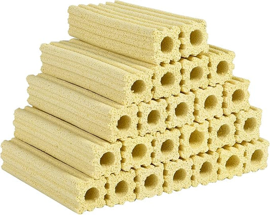 24pcs 6.1 Inch Aquarium Ceramic Bio Filter Media,Ceramic Bio Media Blocks for Fish Tank and Koi Pond-PawvioPets