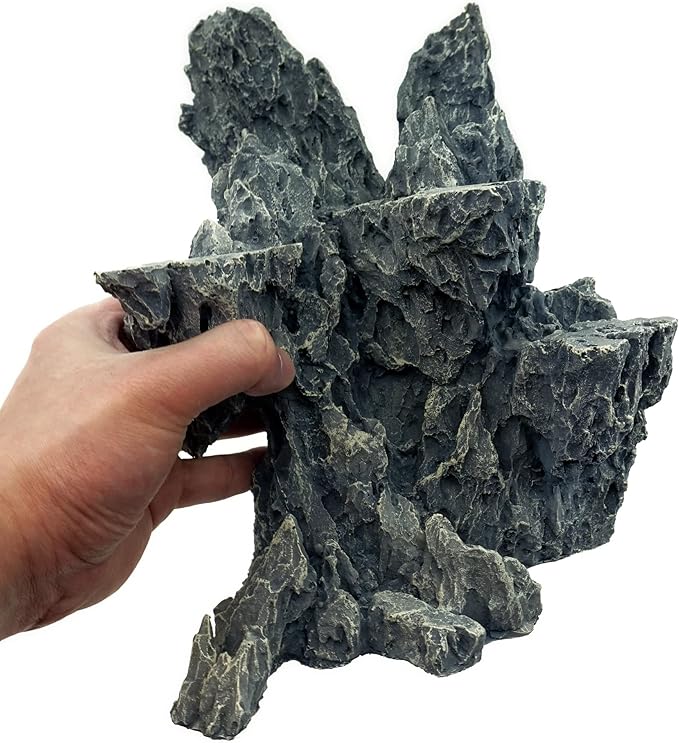 Fish Tank Decor Rocks.Aquarium Decoration Model.Easy and Quick Solution for Aquascaping.(Sky City)-PawvioPets