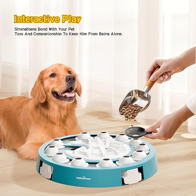 Dog Puzzle,Level 4 in 1 Interactive Toy for Smart Dogs, Multi-Stage Play, Puzzle Toys for Dogs, Cognitive Dog Puzzle Feeder for Slow Eating & Mental Stimulation-PawvioPets