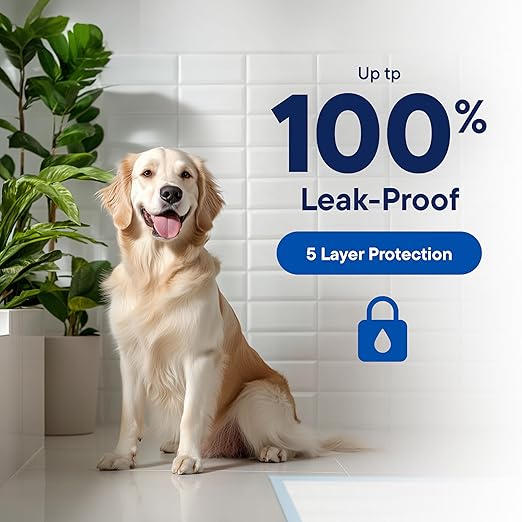 Dog Pads Large Pet Pee Pads for Dogs & Puppy Training 34" x 36" Potty Pads for Dogs [50-COUNT] Leak-Proof Dog and Puppy Pads - Quick-Dry Surface - Heavy Duty Absorbent Disposable Dog Wee Pad Bulk Pack-PawvioPets