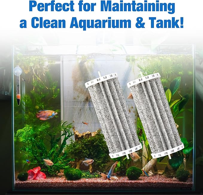Bio Wheel Aquarium Filter Compatible with Marineland Penguin 200B 350B Bio-Wheel Power Filter Replacement Parts for 200 350 Assembly Biowheel Fish Tank Hang On Filter Part PRBW2350B (2 Pack)-PawvioPets