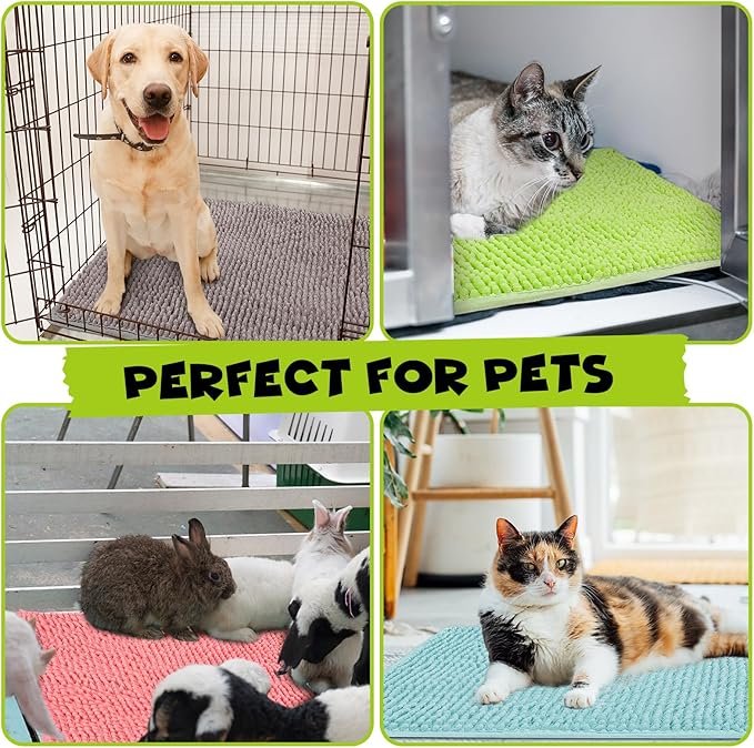 Barydat 8 Pcs Guinea Pig Cage Liner for Guinea Pig Cage Bedding Reusable Rabbit Mat Pad Washable Training Pad Animal Sleeping Bedding Mat-PawvioPets