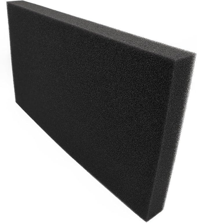 Aquarium Bio Sponge Pad Filter Media for Fish Tank,20/30/40PPI Open Cell Coarse Foam Block Foam Pre Filter Sponge (23" Lx 12.5" W x 2" H 40PPI)-PawvioPets