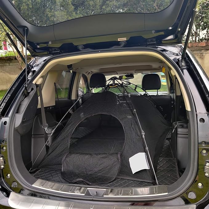 AICHIFAN Mini Cat Tent for Outside Playpen Pop Up Indoor Pet Cat Enclosures Portable Sunshade and Anti-UV Cat Playhouse for SUV Pickup Truck (Play Tents for Cats and Small Animals) - Outside Habitat-PawvioPets