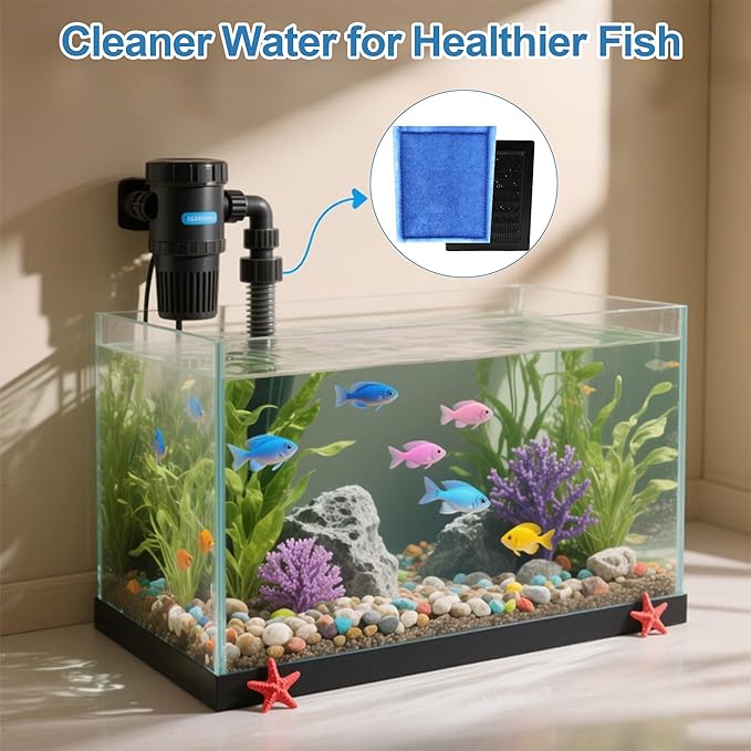 6 Pack Fish Tank Filter Cartridge, Rite-Size C filter cartridges Compatible with Marineland Penguin PRO Power Filters 275/375 & Original Penguin Power Filters 200/350 and AQUA-Tech 20-40 & 30-60-PawvioPets