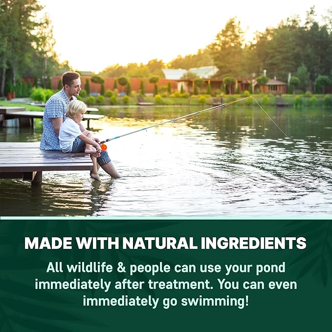 AquaDoc Pond Water Clarifier 32oz – Enzyme-Based Treatment for Koi and Fish Ponds – Helps Clear Cloudy Water and Reduce Sludge-PawvioPets