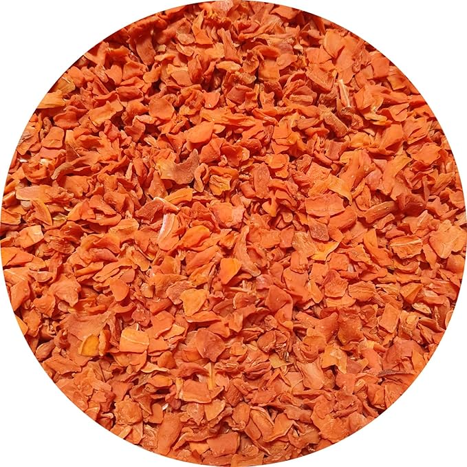 All-Natural Dried Carrot Treats for Small Pets, Healthy Snack for Rabbits, Chinchillas, Guinea Pigs, Hamsters and Herbivores (10 Ounce, Pack of 1)-PawvioPets