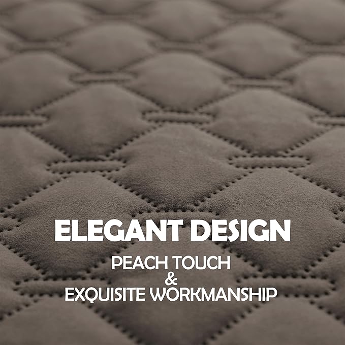 gogobunny 100% Double Sided Waterproof Dog Blanket Soft Pet Bed Cover Reversible Protect Furniture Couch Sofa Car for Puppy Cat Kids (Dark Walnut/Light Walnut, 82x102 Inch (Pack of 1))-PawvioPets